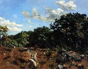 Frederic Bazille Landscape at Chailly oil painting artist